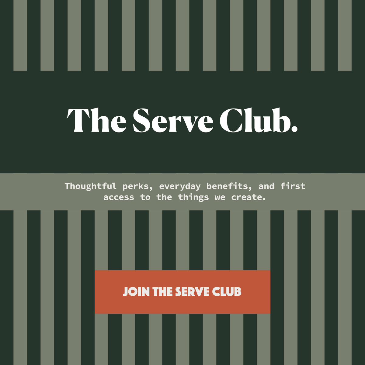 Serve Coffee